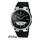 Reloj pulsera Casio Collection AW-80 de cuerpo color plateado y negro