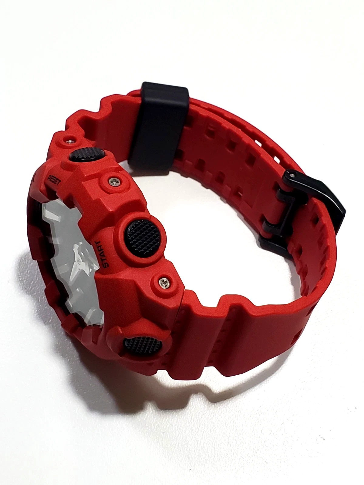 Reloj Digital Casio G-Shock Ga-700-4A Mod 5522 Super Iluminador Rojo/Negro - Image 5